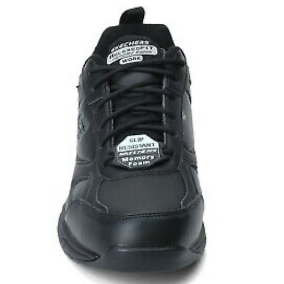 New Men's Skechers Work Relaxed Fit Dighton Slip Resistant Shoes (WIDE FIT) - Picture 7 of 14